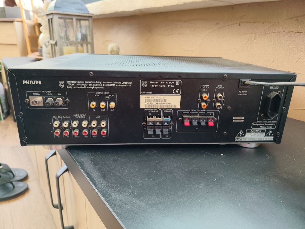 Phillips audio / vid&eacute;o surround receiver FR 732/ 00 RDS Audio et hifi