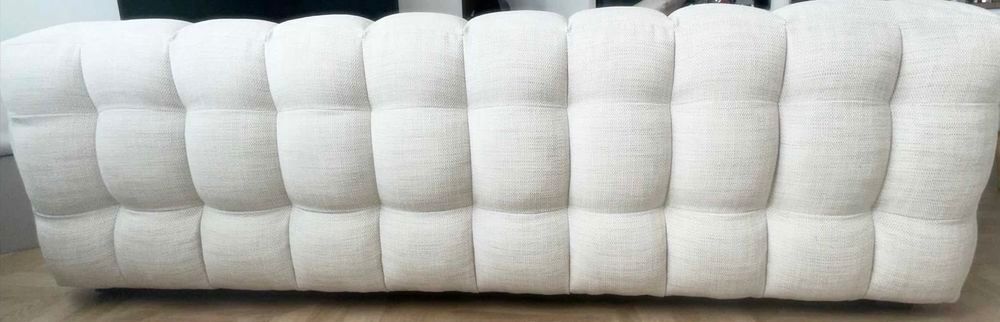 Canap&eacute; nuage 3/4 places beige sable LILO de Mais Meubles