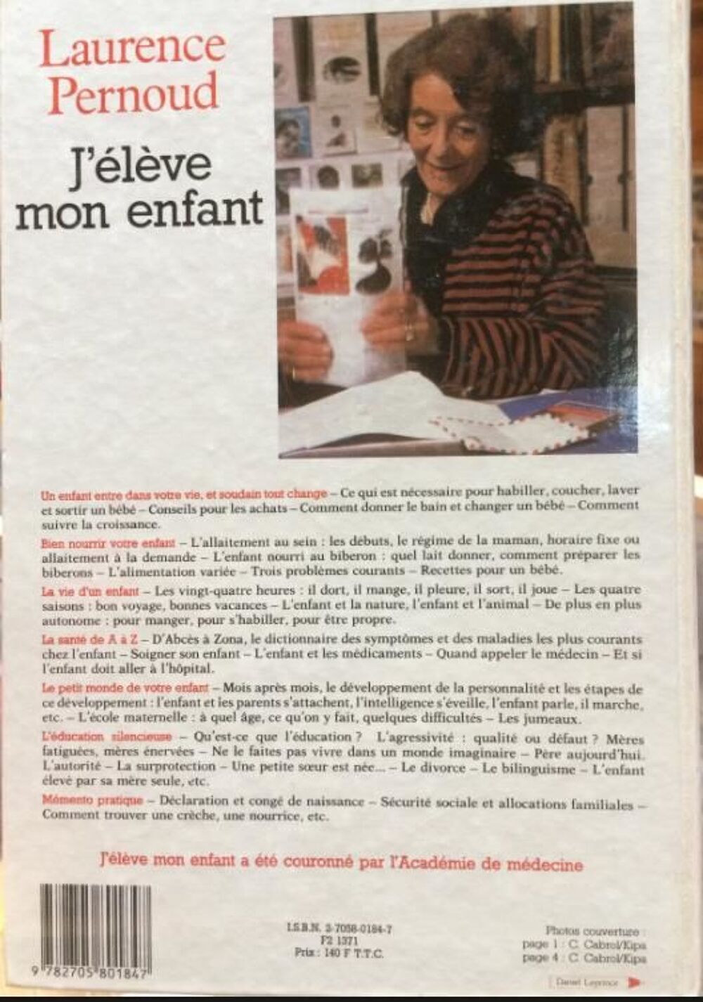 J'ELEVE MON ENFANT de LAURENCE PERNOUD Jeux / jouets