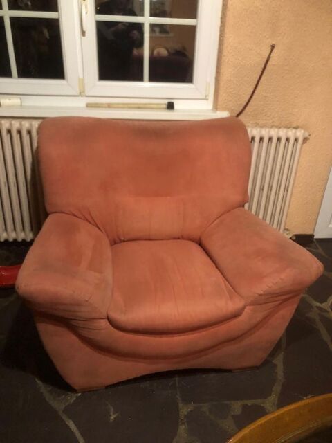 Ensemble canap� et fauteuils rose 100 Vieux-Mesnil (59)