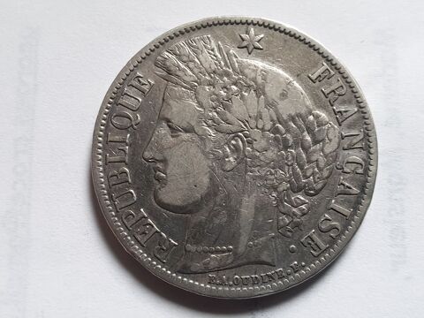 Pi�ce 5 francs C�r�s 1851 A  48 Bordeaux (33)