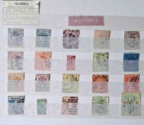 S�rie de timbres de collection de Victoria 20 Gap (05)