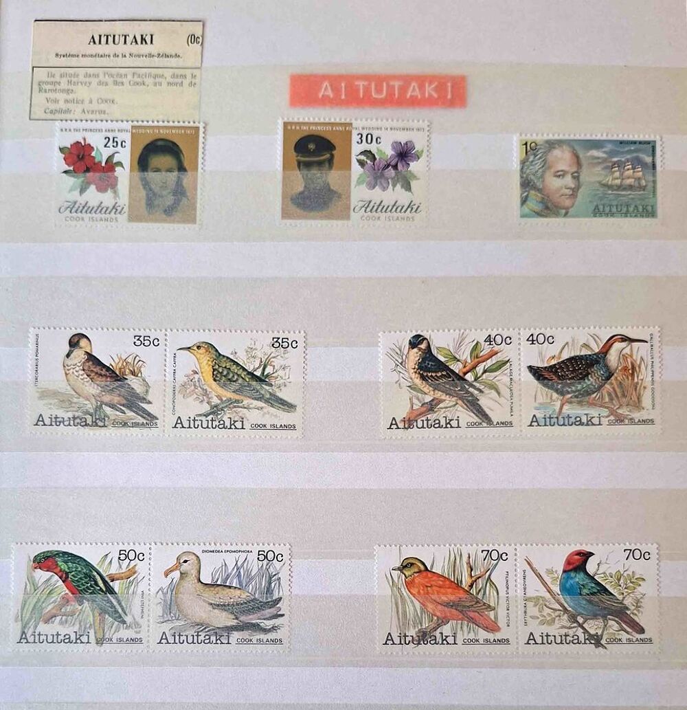 Lot de timbres de collection du Monde (Div9) 