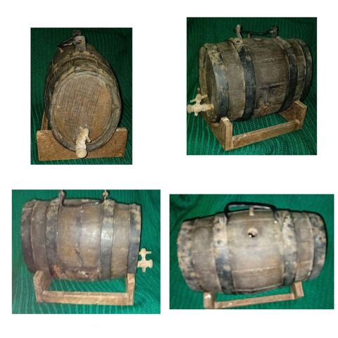 Ancien tonnelet � alcool/vin 20 Saint-Gervais (85)