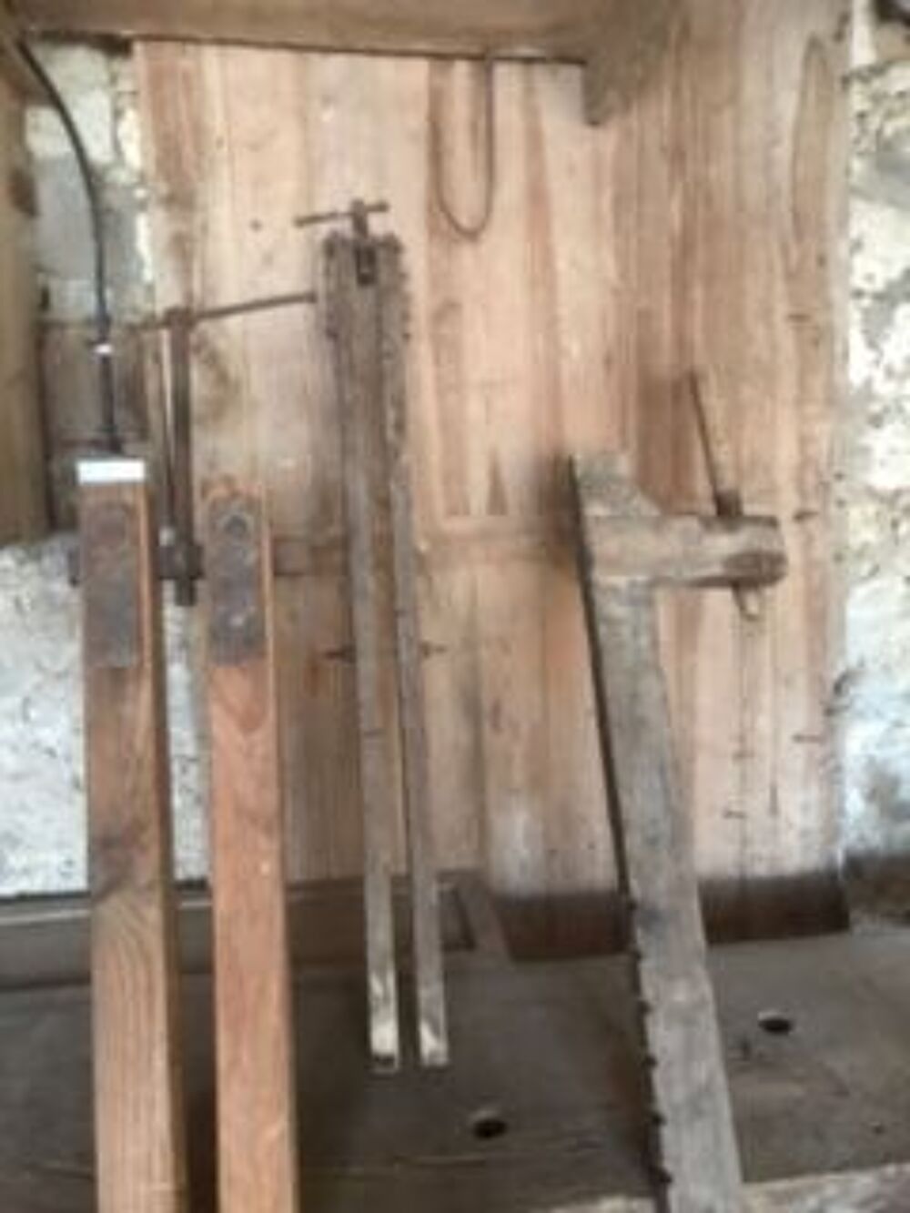 Lot d'outils de menuiserie ancien 