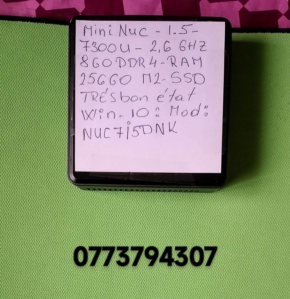 Nuc mini I5 / 7300 u Matriel informatique