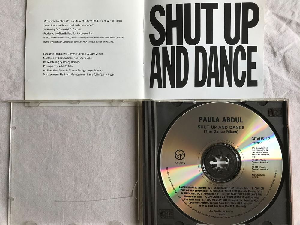 CD Paula Abdul Shut Up And Dance -The Dance Mixes CD et vinyles