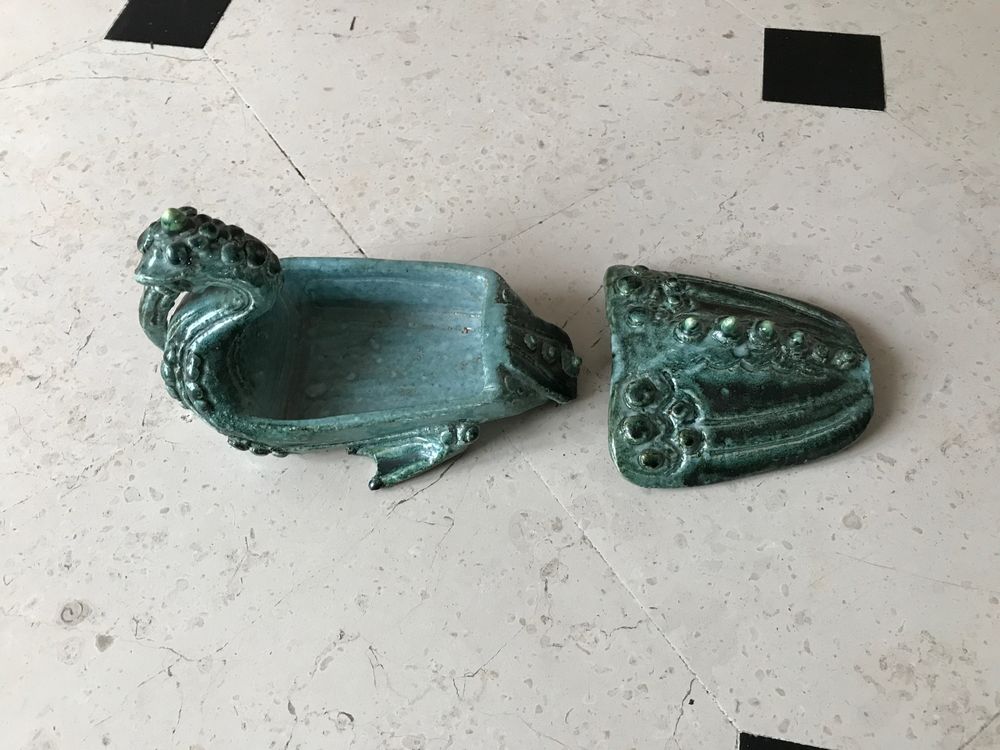 Coffret c&eacute;ramique OISEAU DES ILES 