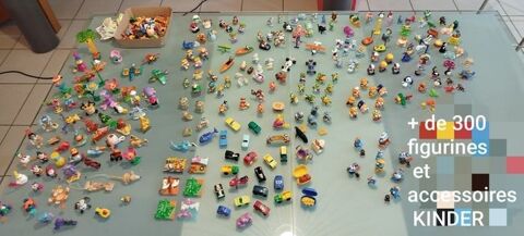 Gros lot de + 300 figurines et accessoires KINDER /années 90 Ay (51)