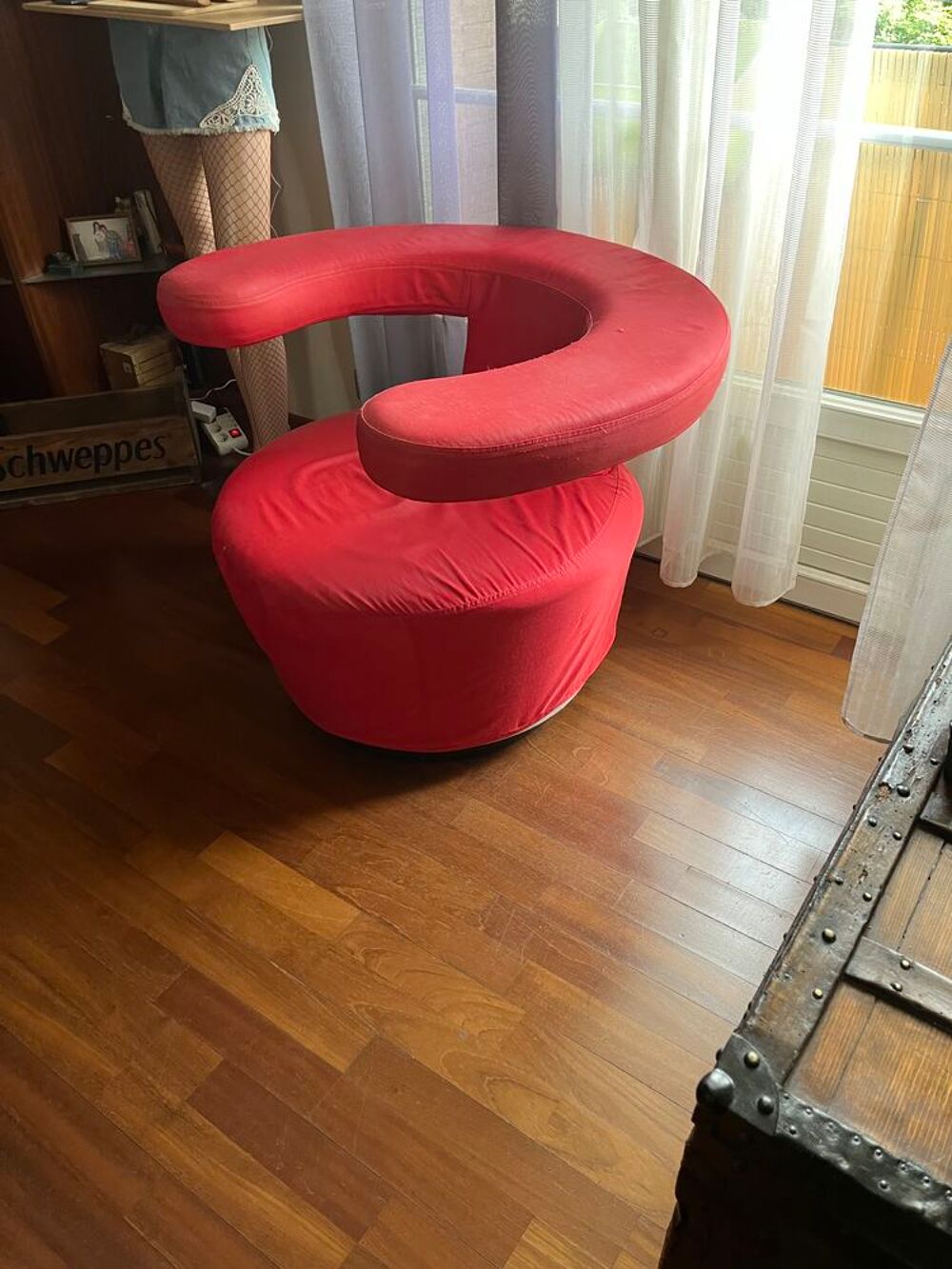 Fauteuil Bruel rouge Meubles