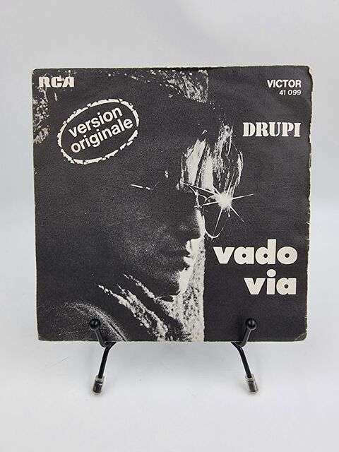 Vinyle 45 tours Drupi : Vado Via (Version Originale) 1 Vulbens (74)
