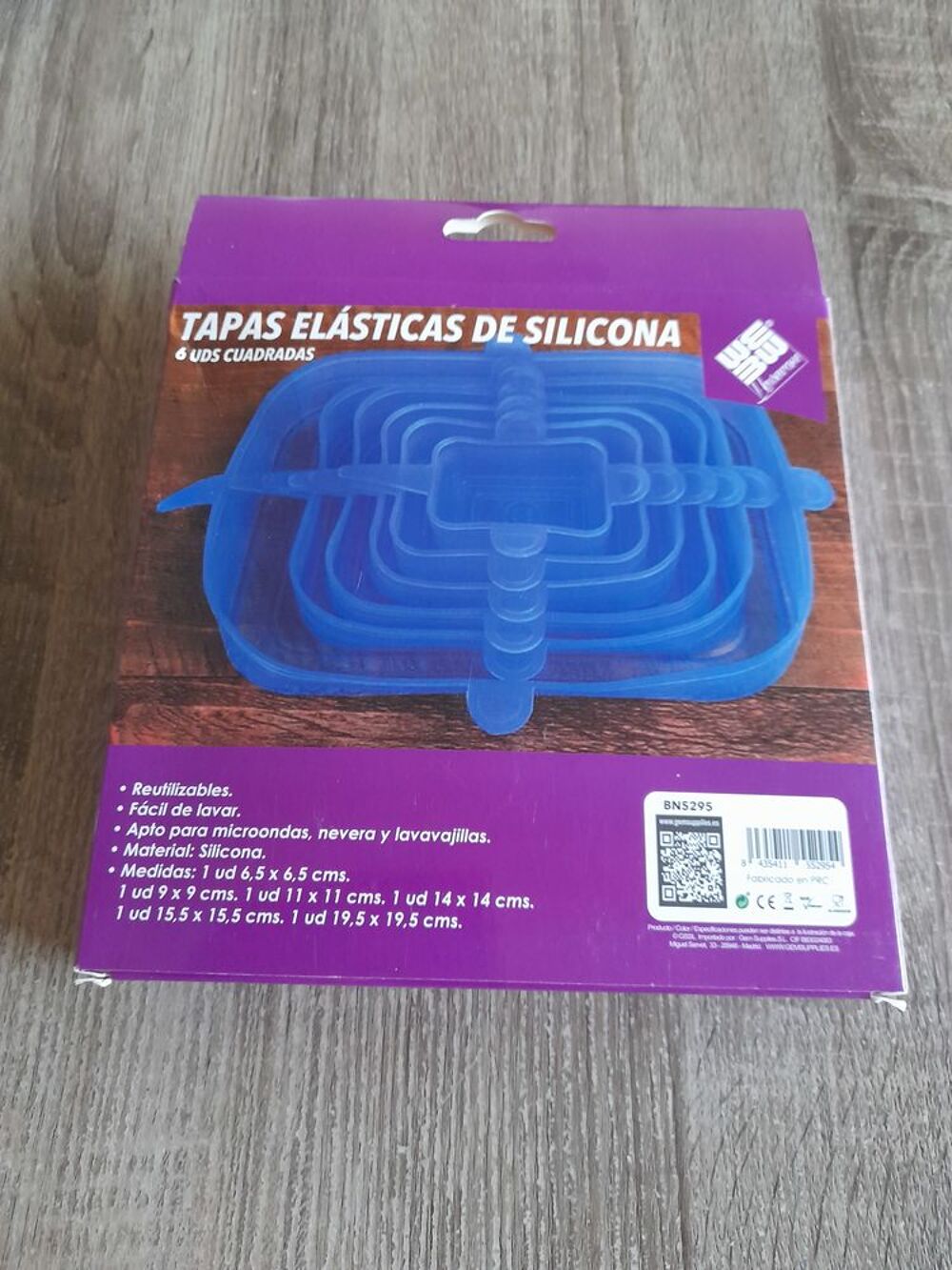6 couvercles en silicone Cuisine