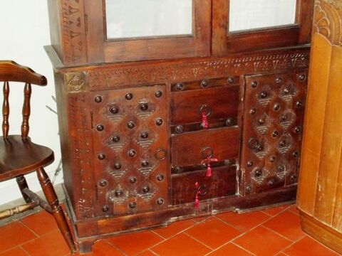 Meuble de rangement en bois massif ethnique 250 Monflanquin (47)