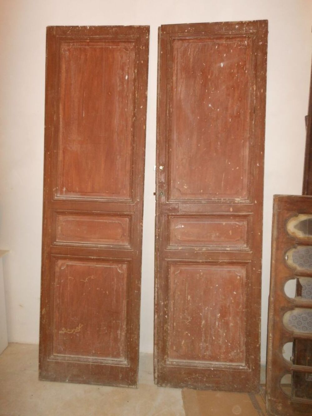 Porte Pali&egrave;re XVIII 2 vantaux avec imposte 126*290 Bricolage