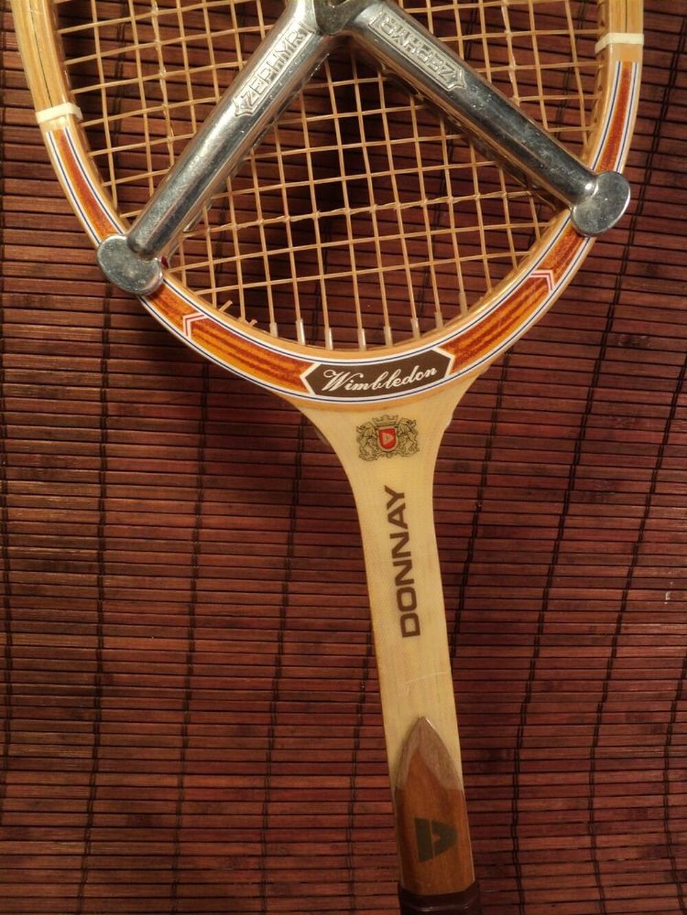 Raquette de Tennis Vintage Donnay " Wimbledon ". Sports
