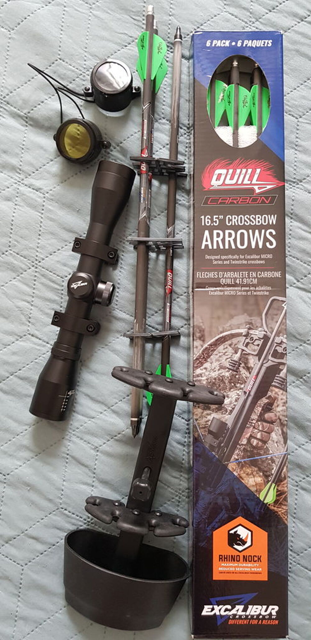 arbal&egrave;te recurve excalibur mag air avec ses accessoires Sports