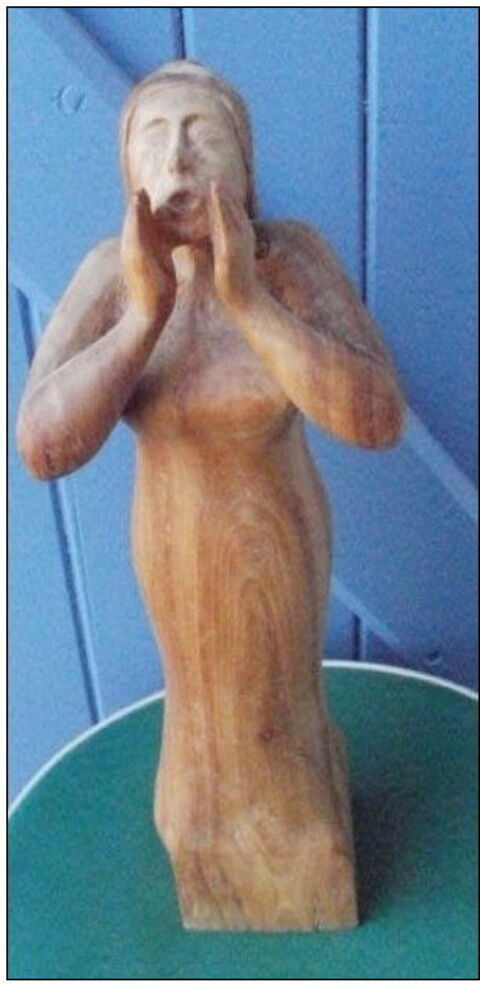 Sculpture en bois : statue d'une femme de 34 cm 25 Montauban (82)