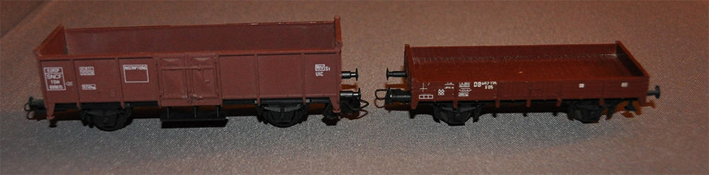 Locomotive motrice diesel 67007 SNCF et wagons - Jouef HO 