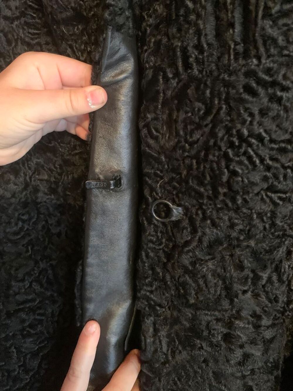 Manteaux fourrure Astrakan Vêtements