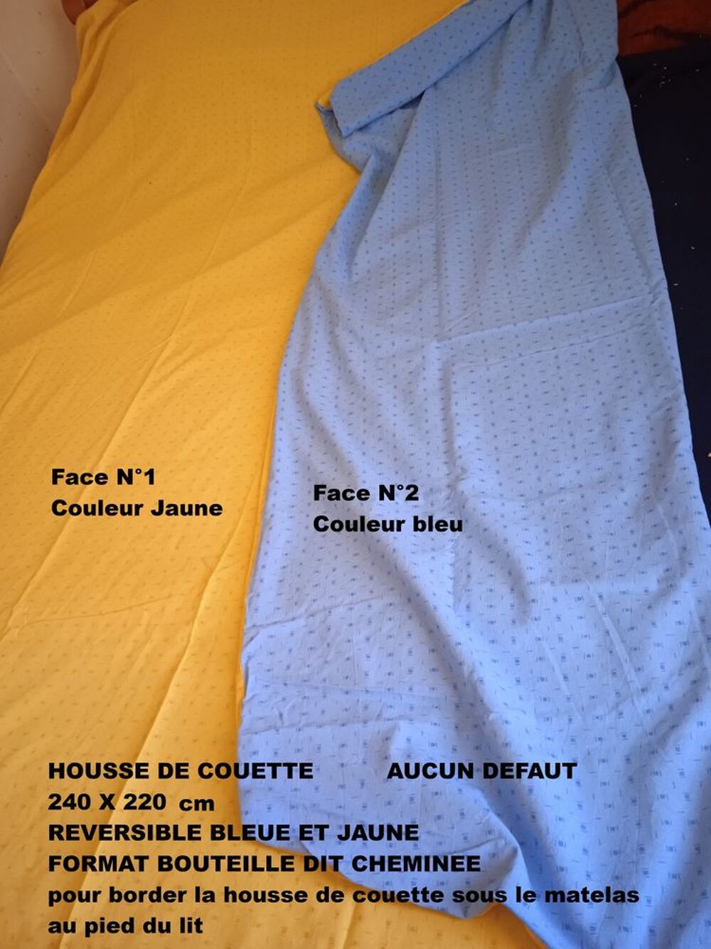 Housse de couette 240 x 220 cm Décoration