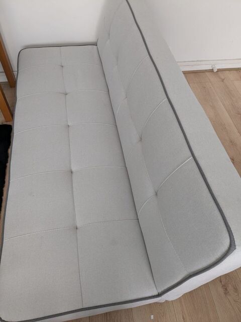 Baroni Home Canap-Lit Clic Clac en Tissu 3 Places Convertib 100 Sceaux (92)