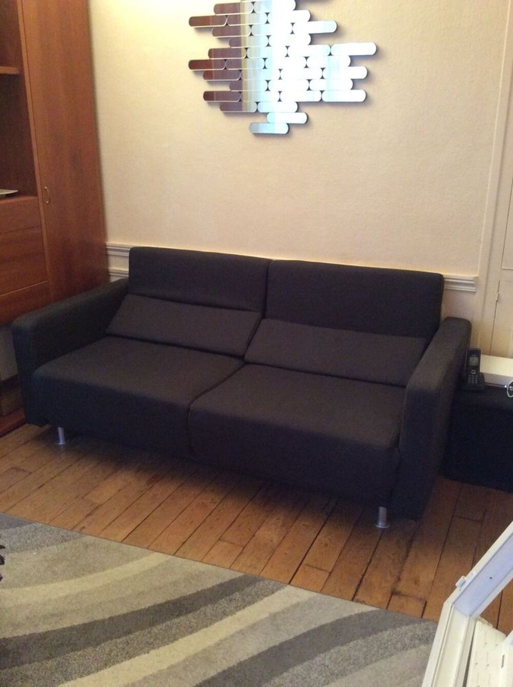 canap&eacute; gris convertible Melo BOCONCEPT Meubles