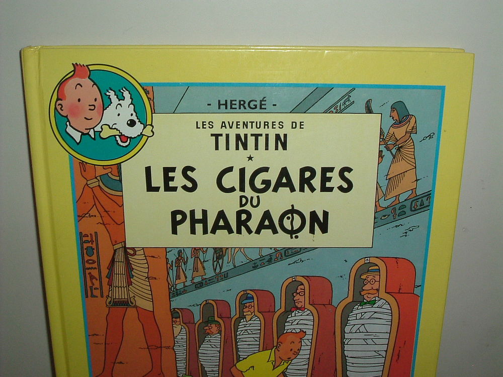 Double Album Tintin " Les Cigares du Pharaons " et " Le Lotu Livres et BD