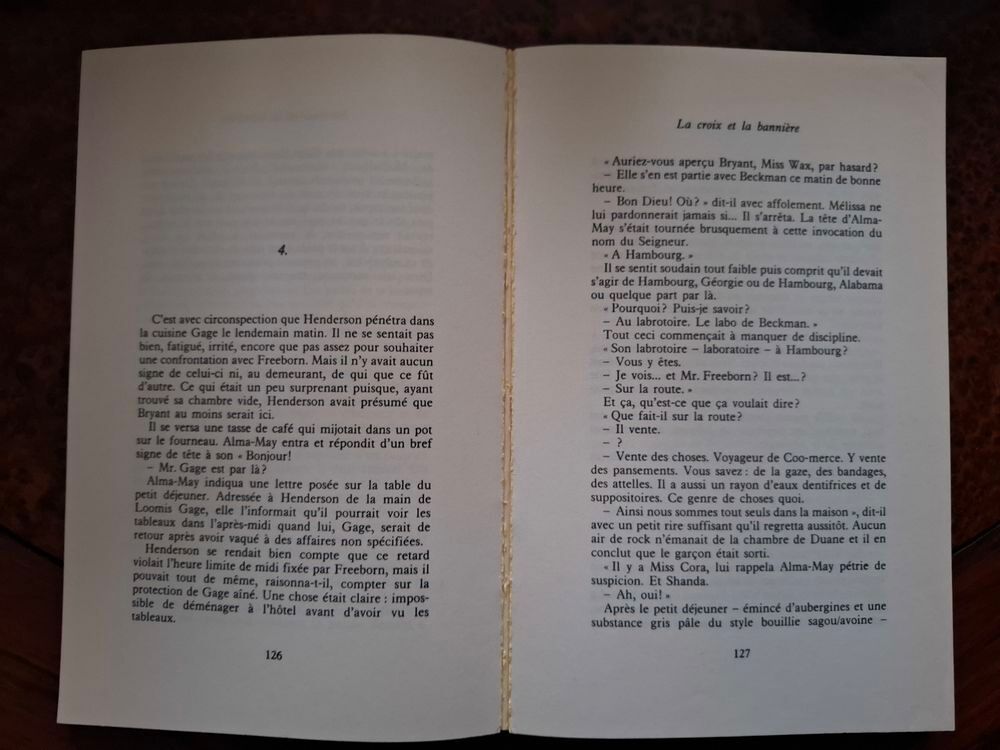 La Croix Et La Banniere - William Boyd - 1988 - bon &eacute;tat Livres et BD