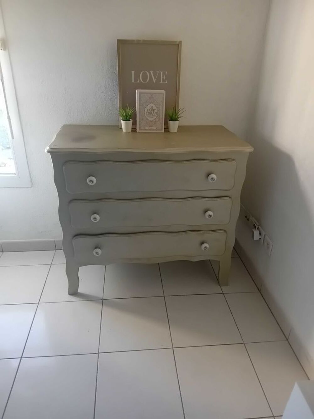 commode couleur dor&eacute; 3 terroir style baroque Meubles