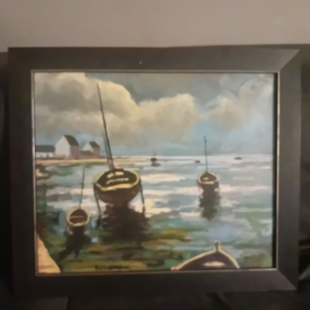 Huile sur toile sign&eacute;e Henri Auch&egrave;res Décoration