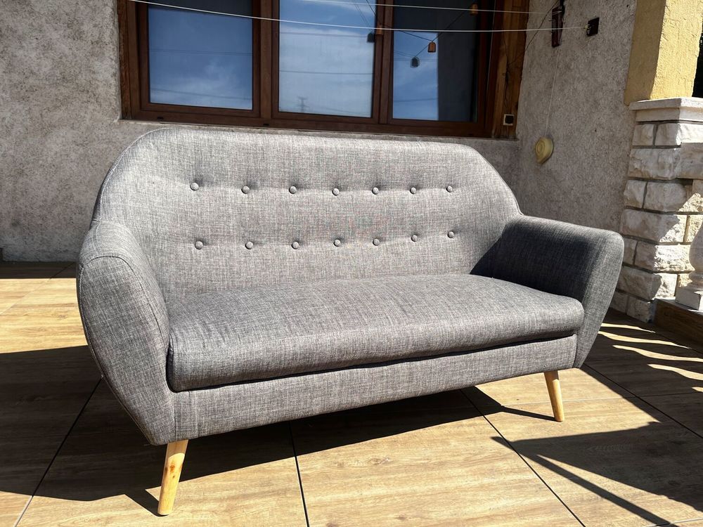 Canap&eacute; Joseph gris anthracite, 2 personnes
Meubles