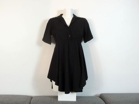 Robe/ Tunique Noir Manches Courtes Ceinture- New Collection 12 Paris 15 (75)