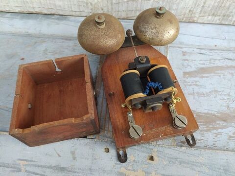 Ancienne Sonnette Tlphone Ets Charron Bellanger Duchamp  89 Loches (37)