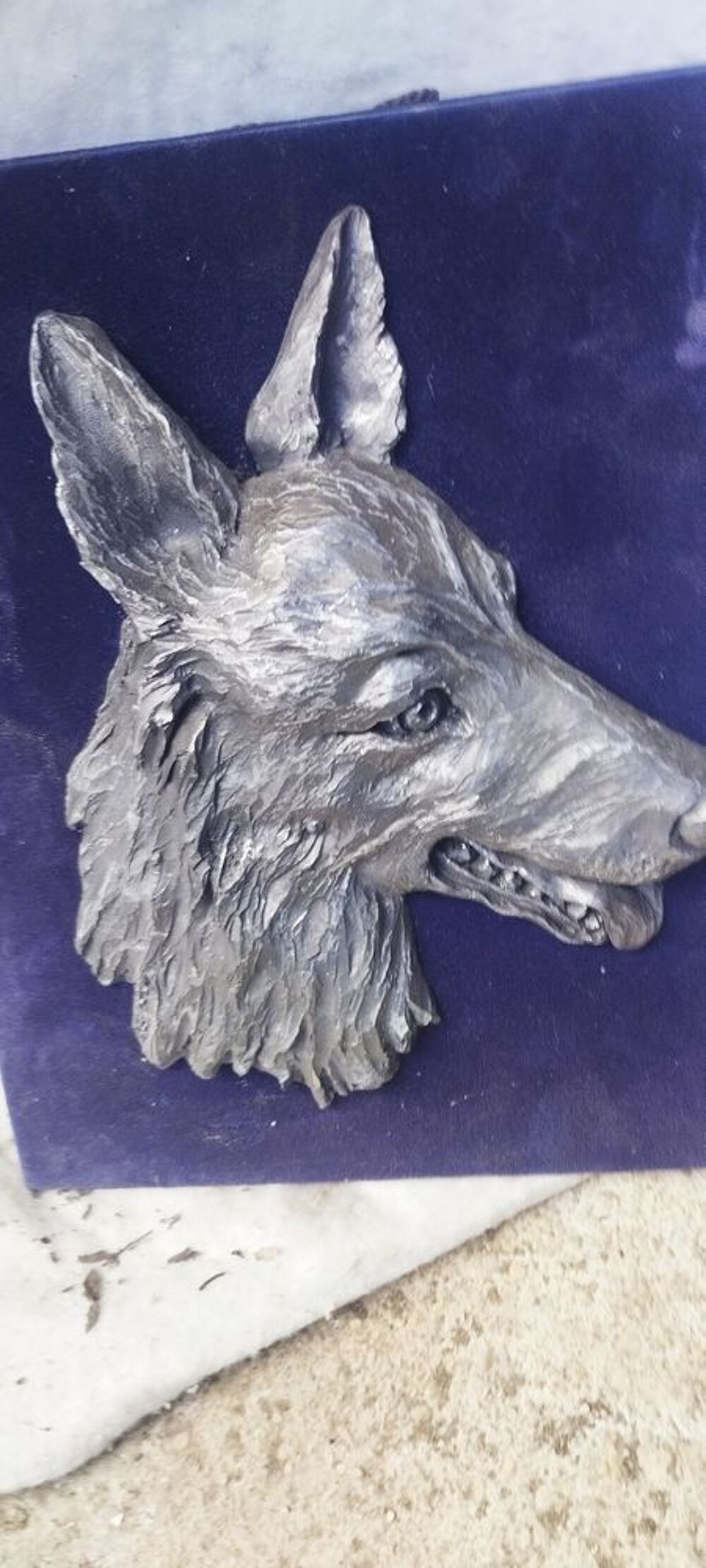 Chien berger allemand en etaim Décoration
