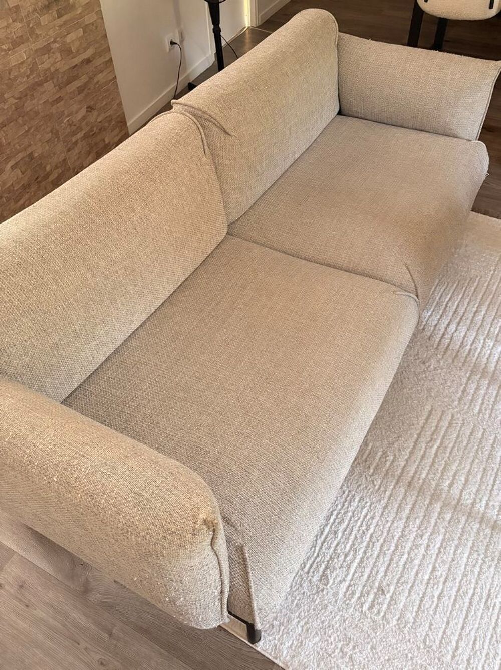Lot de 2 canap&eacute; 3 places Meubles