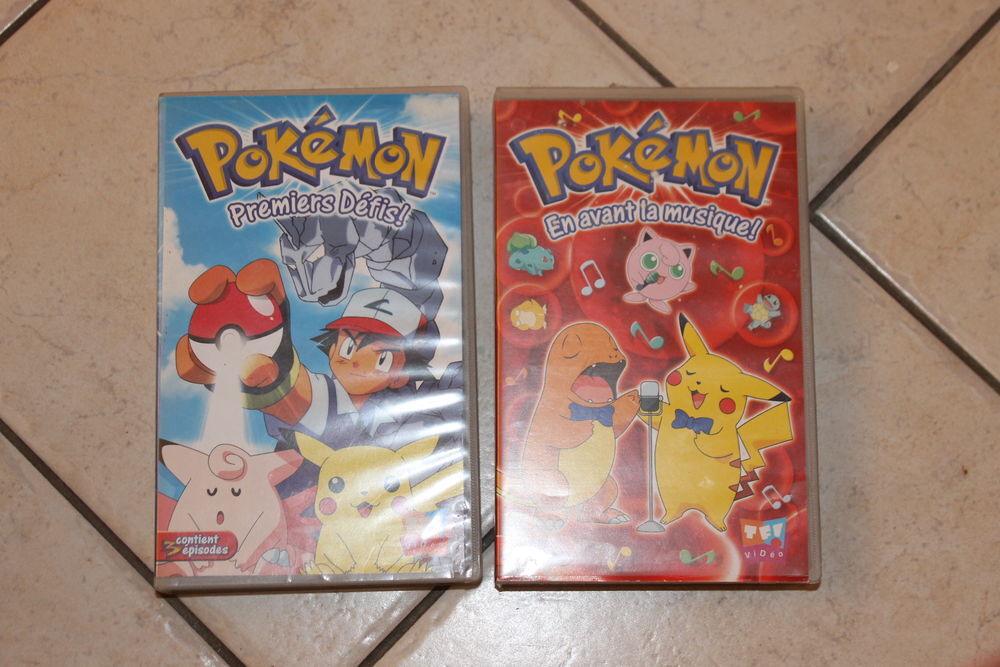 Cassettes pokemon vintage dessin anim&eacute; manga
DVD et blu-ray