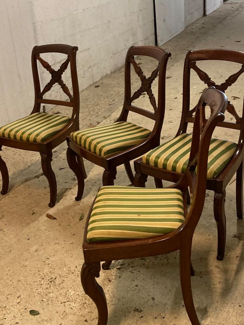 4 chaises acajou Meubles