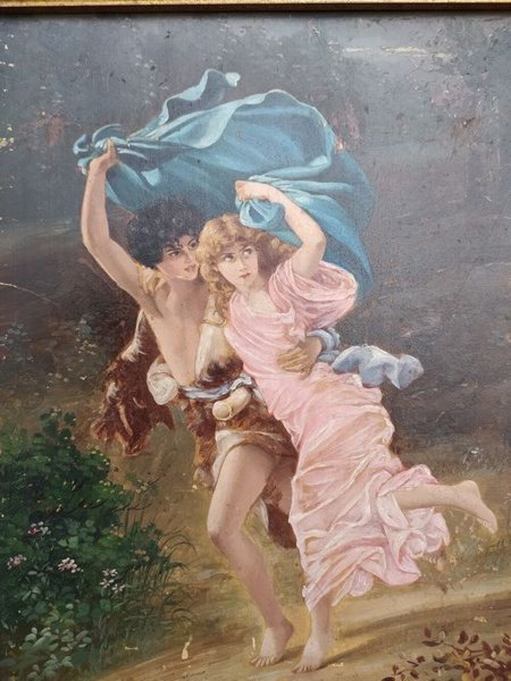 Tableau &Eacute;cole Fran&ccedil;aise La Temp&ecirc;te DLG Pierre Auguste Cot 