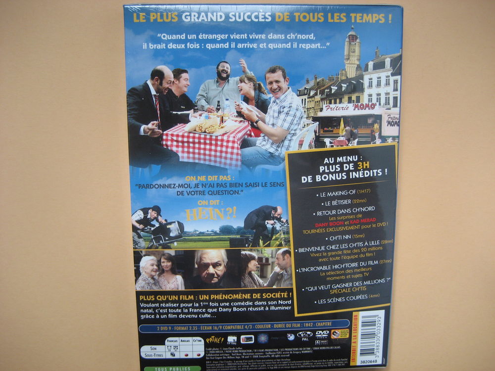 coffret 2 DVD " Bienvenue chez les Ch'tis " + Les surprises DVD et blu-ray