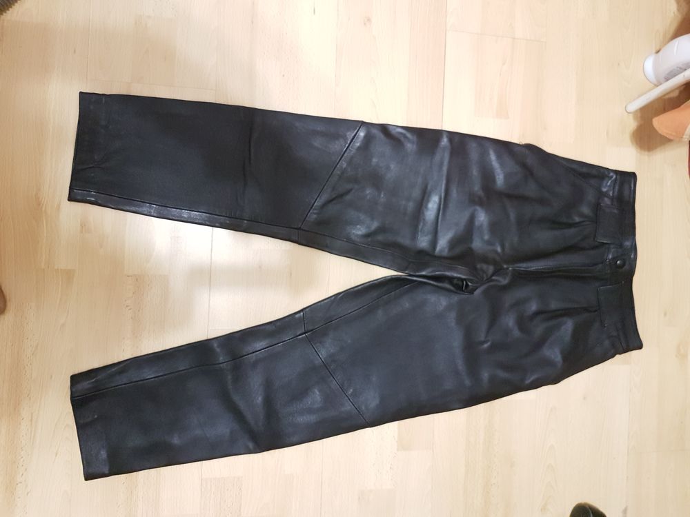 Pantalons en cuir v&eacute;ritable Vêtements