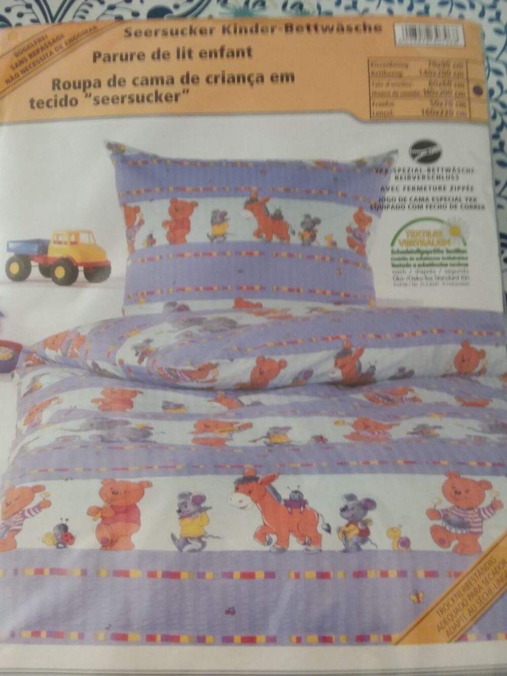 Parure de lit enfant taie +house Vêtements enfants