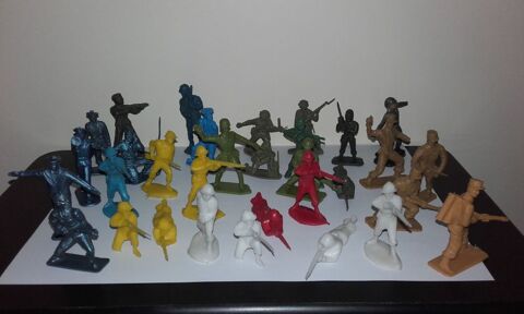 World War II - Lot de Soldats Am�ricains + Anglais 20 Angers (49)