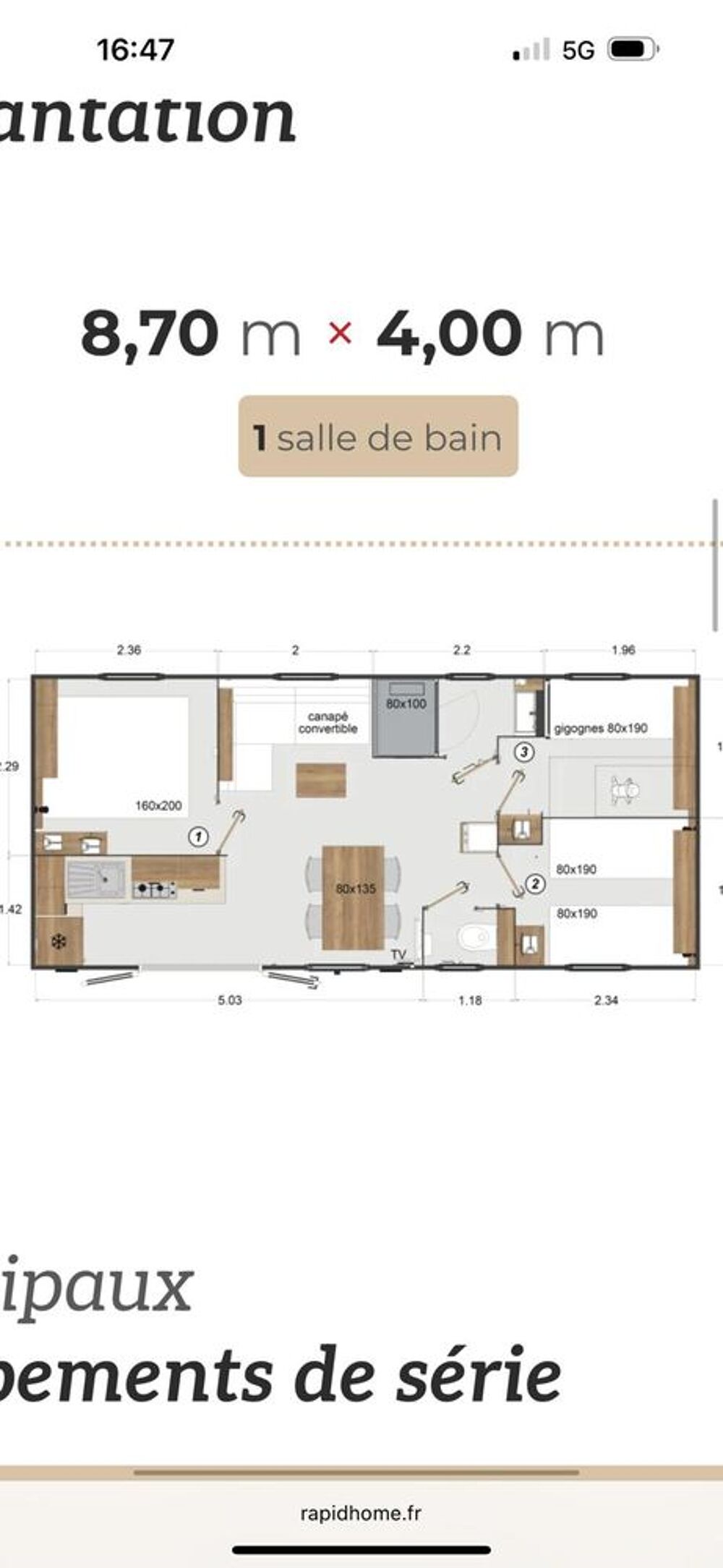 Vente Autre MOBIL HOME 4 PIECES TERRASSE COUVERTE. Céret
