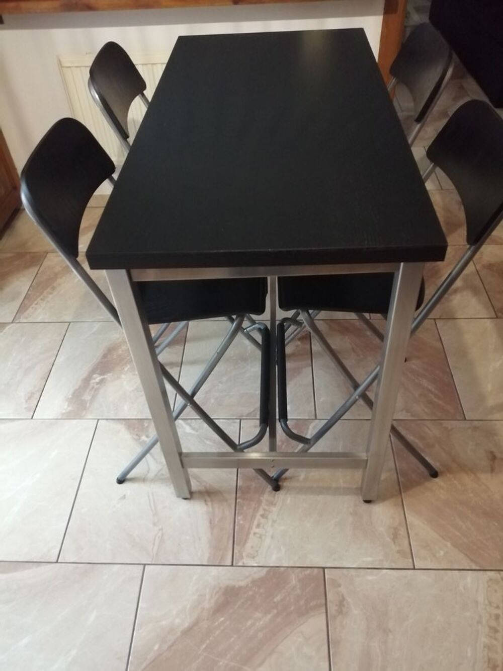 Table haute + chaises Meubles