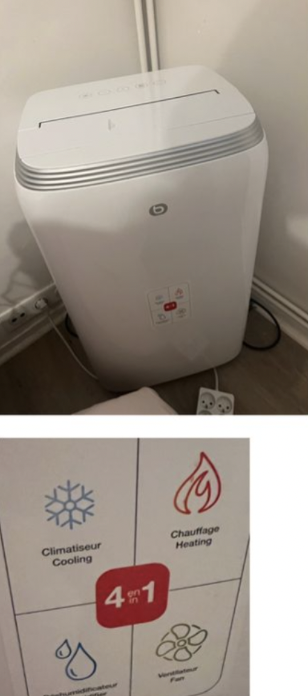Climatiseur/Chauffage/D&eacute;shumidificateur/Ventilateur Electroménager