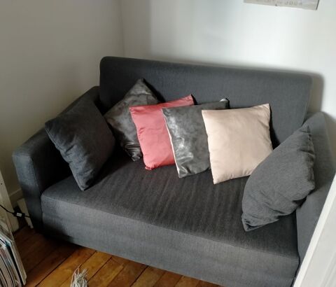 Canap non convertible Eliott AM-PM en toile chine, coloris 150 Paris 17 (75)