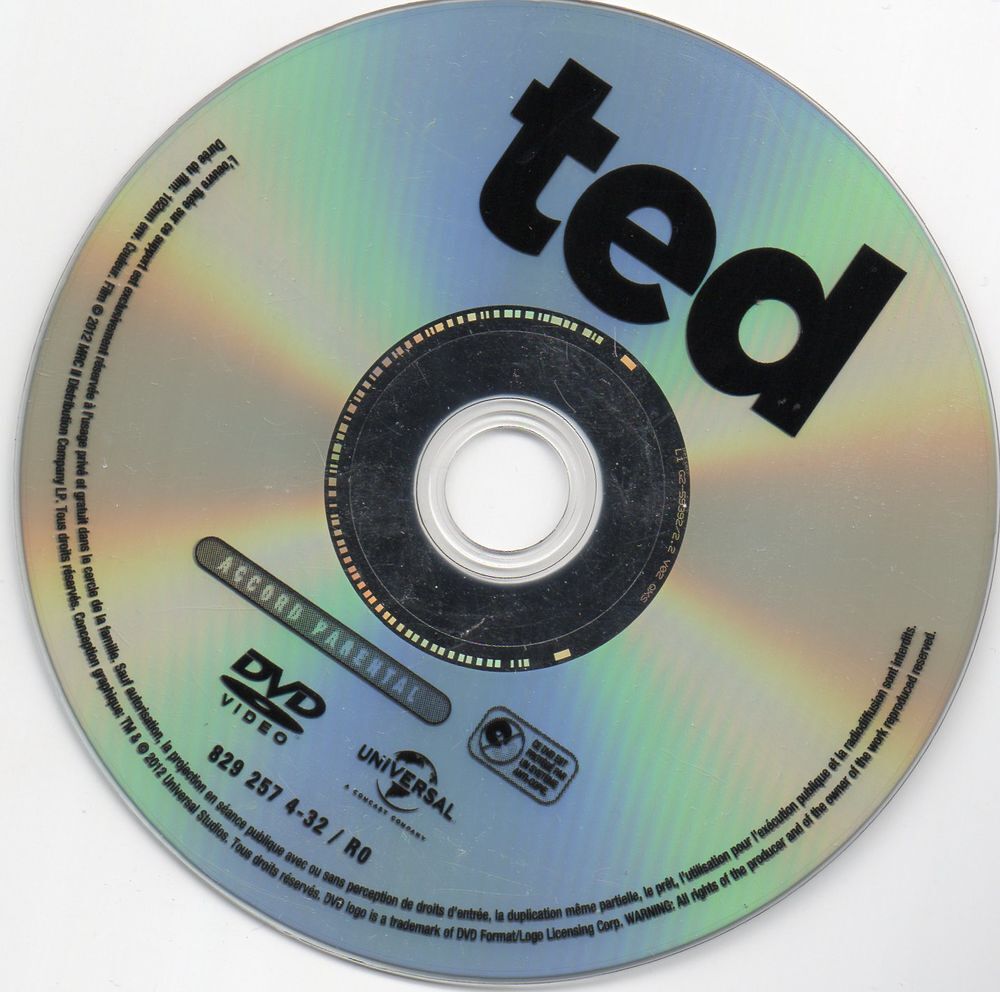 TED DVD et blu-ray