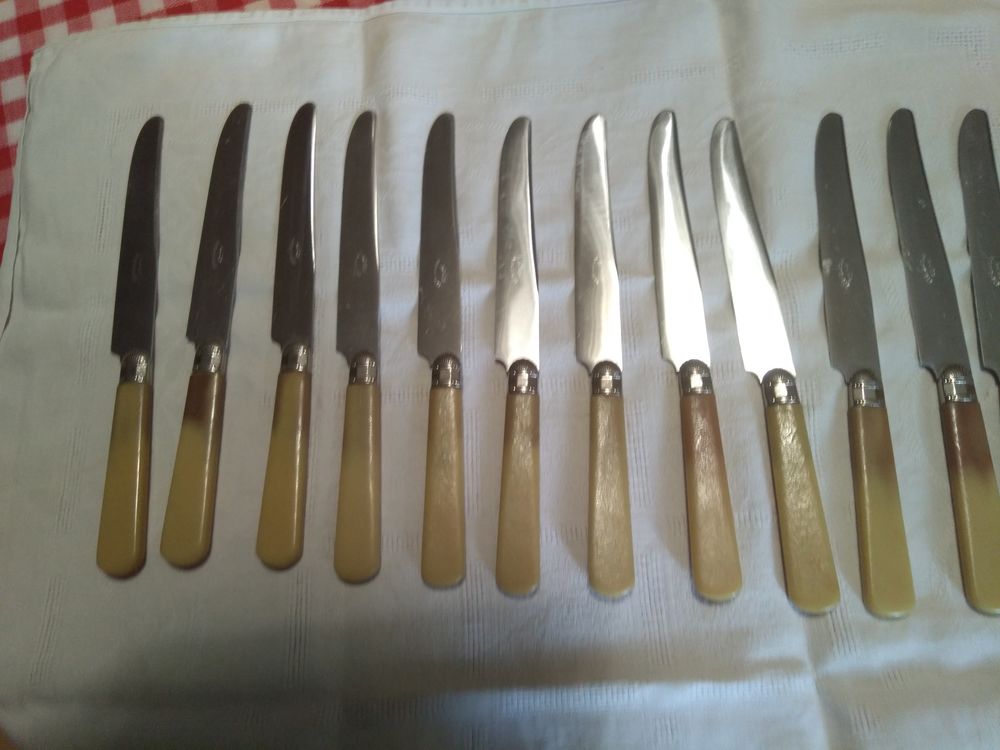 coffret de 12 couteaux anciens Décoration