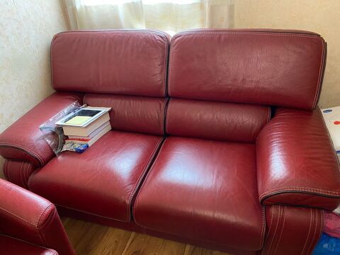 salon en cuir : 3 fauteuils+ canapé 2/3 places très bon état 0 Paris 11 (75)