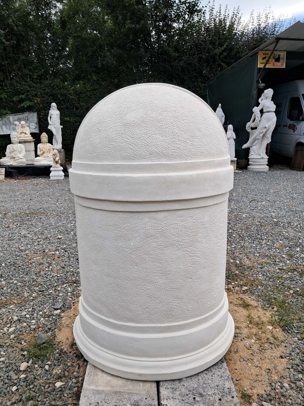 Niche en pierre pour statue Décoration